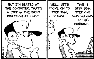 Step 1 of 50 in the studying process