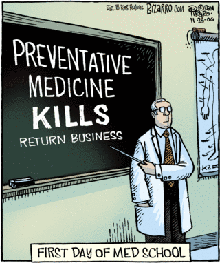 Why business and medicine shouldn't mix