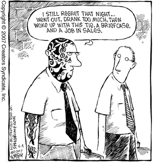 Where do sales people rate on the scale of trustworthy occupations?