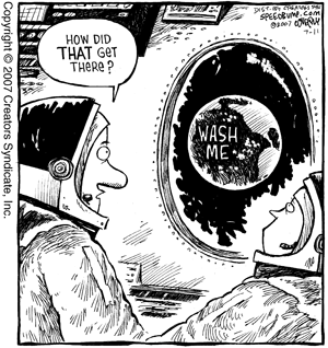 The earth needs cleaning and we must do it...